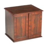 A FINE 19TH CENTURY ROSEWOOD COLLECTOR'S CABINET