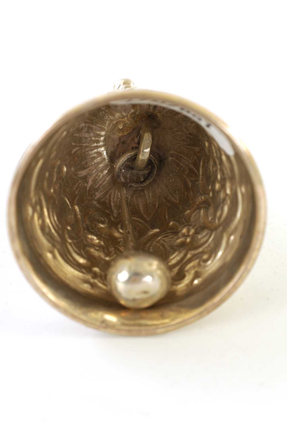 A LATE 19TH CENTURY DUTCH EMBOSSED MINIATURE BELL - Image 4 of 6