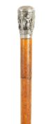 A 19TH CENTURY ANGLO INDIAN MALACCA CANE SWORD-STICK