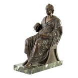 POMPEO MARCHESI, ITALIAN 1789-1858. PATINATED BRONZE SCULPTURE