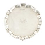 A GEORGE VI SILVER SALVER