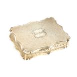 A 19TH CENTURY SILVER VINAIGRETTE BY NATHANIAL MILLS