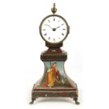 GEORGE GRAHAM, LONDON A GEORGE III SEDAN STYLE MANTEL CLOCK