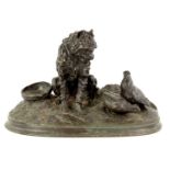 AFTER P J MENE (1810 - 1879) A 19TH CENTURY FRENCH BRONZE GROUP