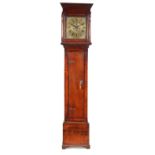 JOHN PATRICK, SHROPSHIRE AN EARLY 18TH CENTURY WELSH OAK AND ELM CASED LONGCASE CLOCK