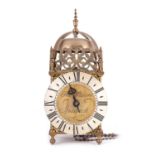 THOMAS MOORE, IPSWICH A 20TH CENTURY BRASS LANTERN CLOCK