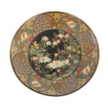 AN IMPRESSIVE JAPANESE MEIJI PERIOD CLOISONNE ENAMEL CHARGER