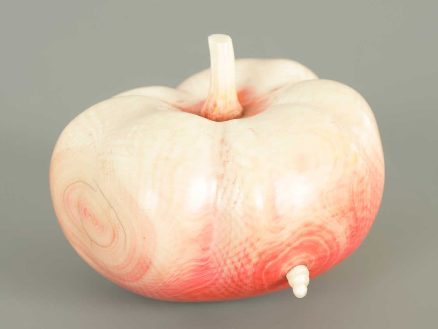 A 19TH CENTURY CHINESE CARVED IVORY EXOTIC FRUIT