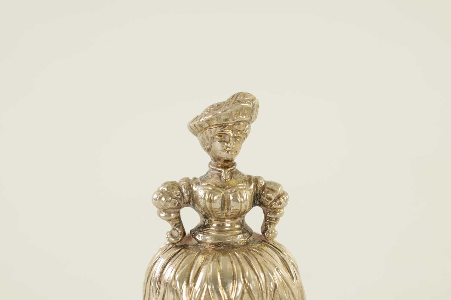 A LATE 19TH CENTURY DUTCH EMBOSSED MINIATURE BELL - Image 2 of 6