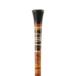 A LATE 19TH CENTURY SECTIONAL HORN WALKING STICK