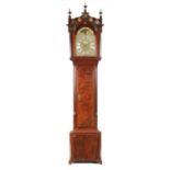 LASEL PARK (LIVERPOOL) A GEORGE III FLAMED MAHOGANY EIGHT-DAY LONGCASE CLOCK