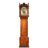 HARRISON, LIVERPOOL. A GEORGE III FLAMED MAHOGANY EIGHT-DAY LONGCASE CLOCK