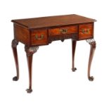 A FINE EARLY GEORGE III CHIPPENDALE DESIGN MAHOGANY LOWBOY