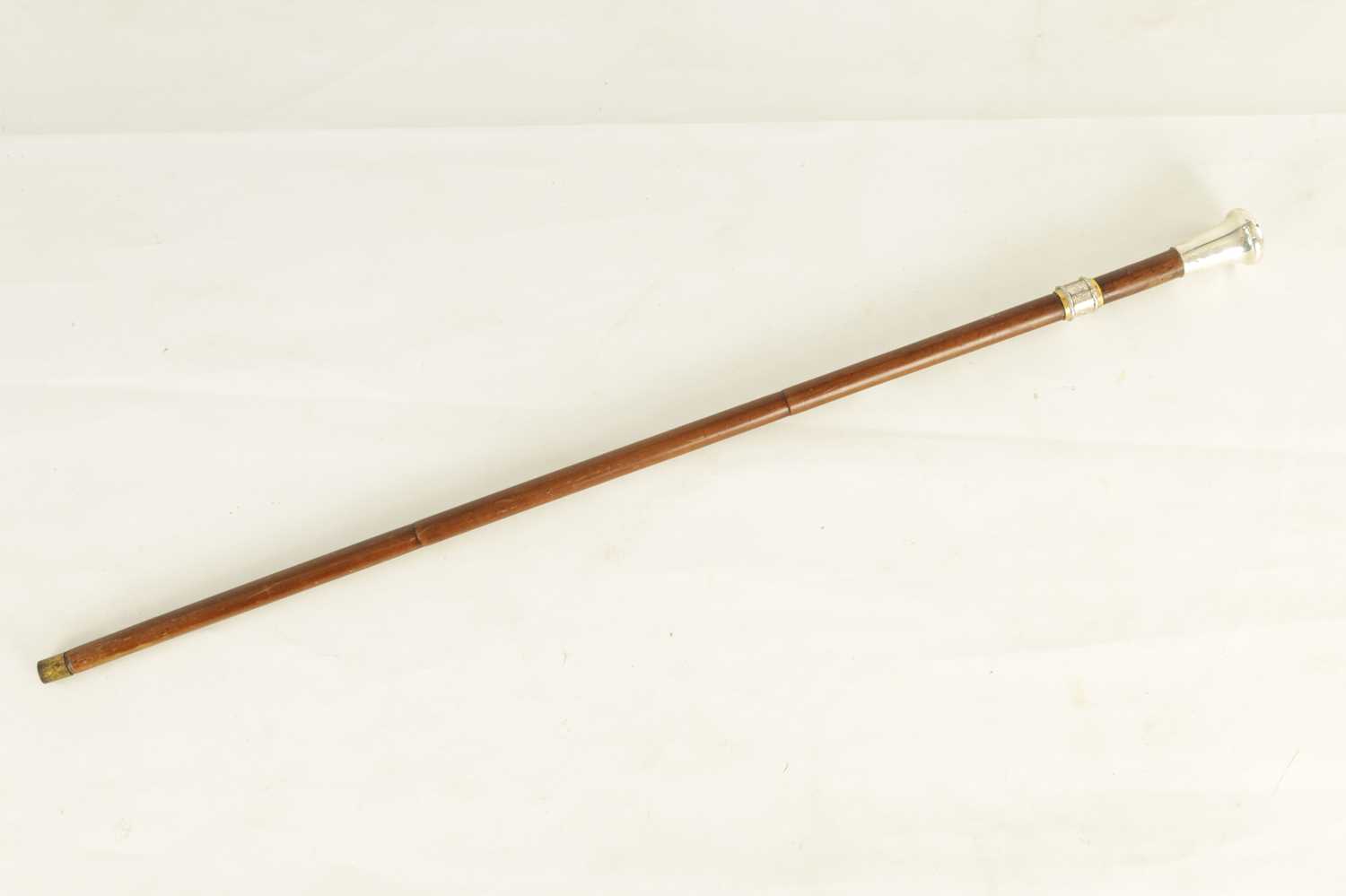 A 19TH CENTURY SILVER MOUNTED SWORD-STICK - Image 6 of 9