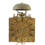 AN EARLY 18TH CENTURY MINIATURE 30-HOUR CLOCK MOVEMENT