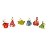 A SELECTION OF SIX ROYAL DOULTON FIGURINES