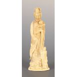 A LATE 19th CENTURY CHINESE IVORY SCULPTURE