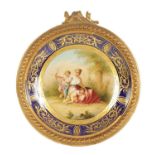 A 19TH CENTURY ROYAL VIENNA CABINET PLATE