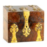 A BURR WALNUT SCENT BOTTLE BOX