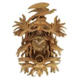 A 19TH CENTURY BLACK FOREST CUCKOO CLOCK