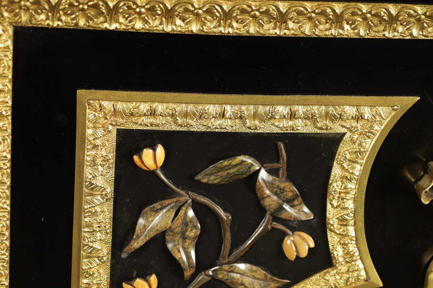 MATHIEU BEFORT (BEFORT JEUNE) (1813 - 1880) A FINE 19TH CENTURY PIETRA DURA AND ORMOLU MOUNTED EBONI - Image 18 of 22