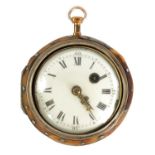 KELLER EU AUTRICHE. A LATE 18TH CENTURY AUSTRIAN PAIR CASED POCKET WATCH