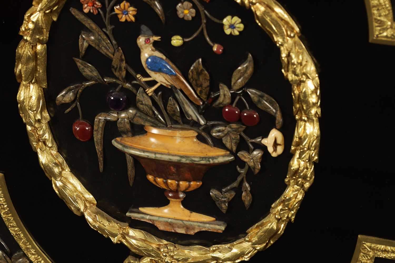 MATHIEU BEFORT (BEFORT JEUNE) (1813 - 1880) A FINE 19TH CENTURY PIETRA DURA AND ORMOLU MOUNTED EBONI - Image 5 of 22