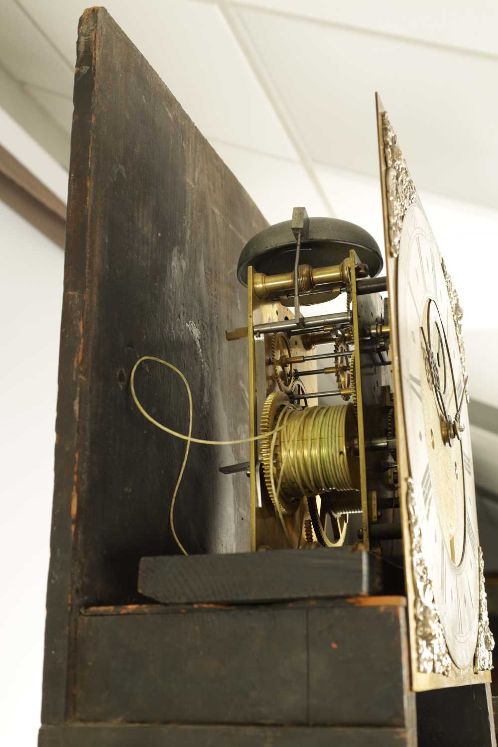 RICHARD STREET, LONDON. AN IMPRESSIVE EARLY 18TH CENTURY EBONISED LONGCASE CLOCK - Image 3 of 12