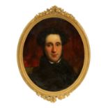 19TH CENTURY OIL ON CANVAS - PORTRAIT OF A YOUNG GENTLEMAN