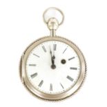 A 19TH CENTURY FRENCH SILVER CASED REPEATING POCKET WATCH BY VAUCHER