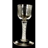 A GEORGIAN WINE GLASS