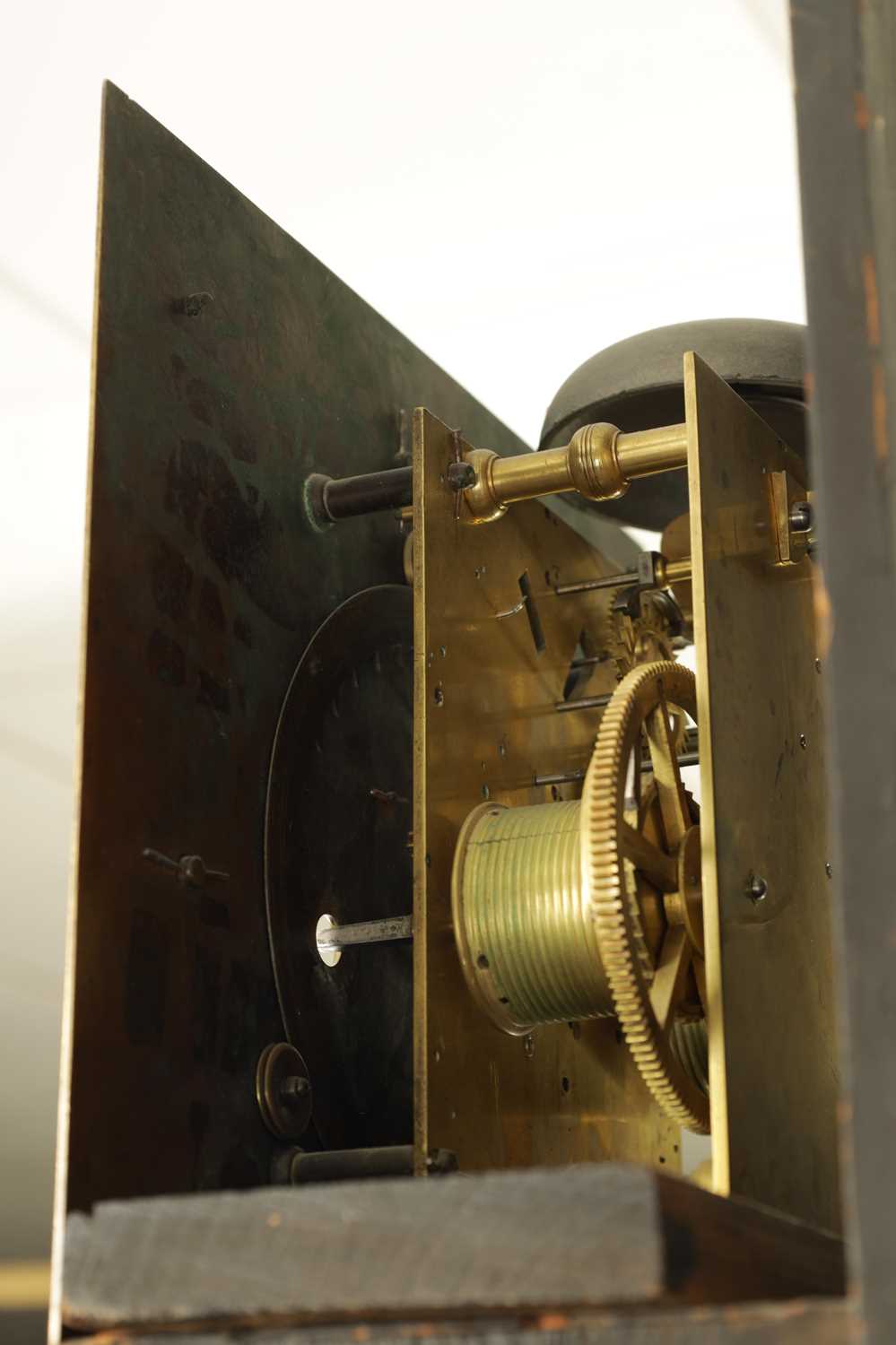 RICHARD STREET, LONDON. AN IMPRESSIVE EARLY 18TH CENTURY EBONISED LONGCASE CLOCK - Image 4 of 12