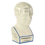 A LATE 19TH CENTURY PHRENOLOGICAL HEAD BY L. N. FOWLER