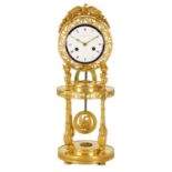 LE ROY, A PARIS. A FRENCH EMPIRE PERIOD ORMOLU MANTEL CLOCK