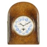 A 19TH CENTURY GOLIATH OPEN FACE POCKET WATCH WITH DOUBLE CALENDAR IN ORIGINAL CASE