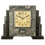 J.L. REUTTER. AN EARLY FRENCH MARBLE ATMOS CLOCK, CIRCA 1930