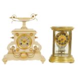 TWO 19TH CENTURY FRENCH MANTEL CLOCKS