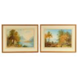A PAIR OF LATE 18TH CENTURY CONTINENTAL GOUACHE ON PAPER