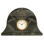 A ROYAL FLYING CORPS MANTEL CLOCK