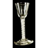 A GEORGIAN WINE GLASS