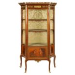 A 19TH CENTURY LOUIS XVI STYLE VITRINE