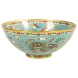 A LATE 19TH/EARLY 20TH CENTURY CHINESE CLOISONNE BOWLL