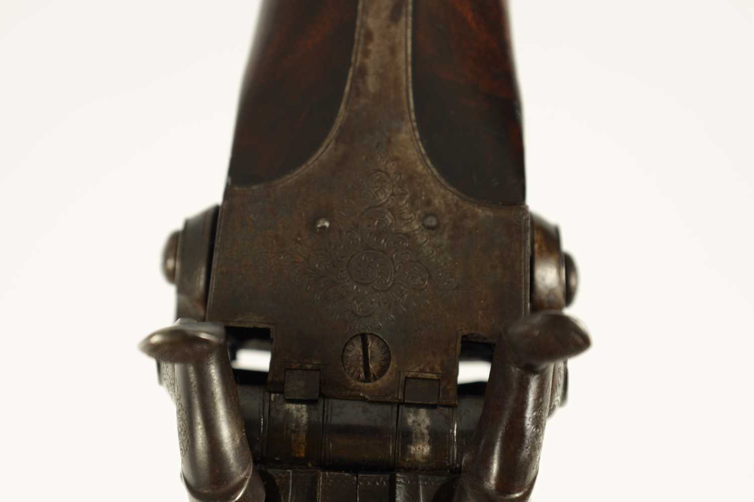 GILBY PATENT, A RARE 19TH CENTURY DOUBLE PERCUSSION BREACH LOADING RIFLE - Image 10 of 16