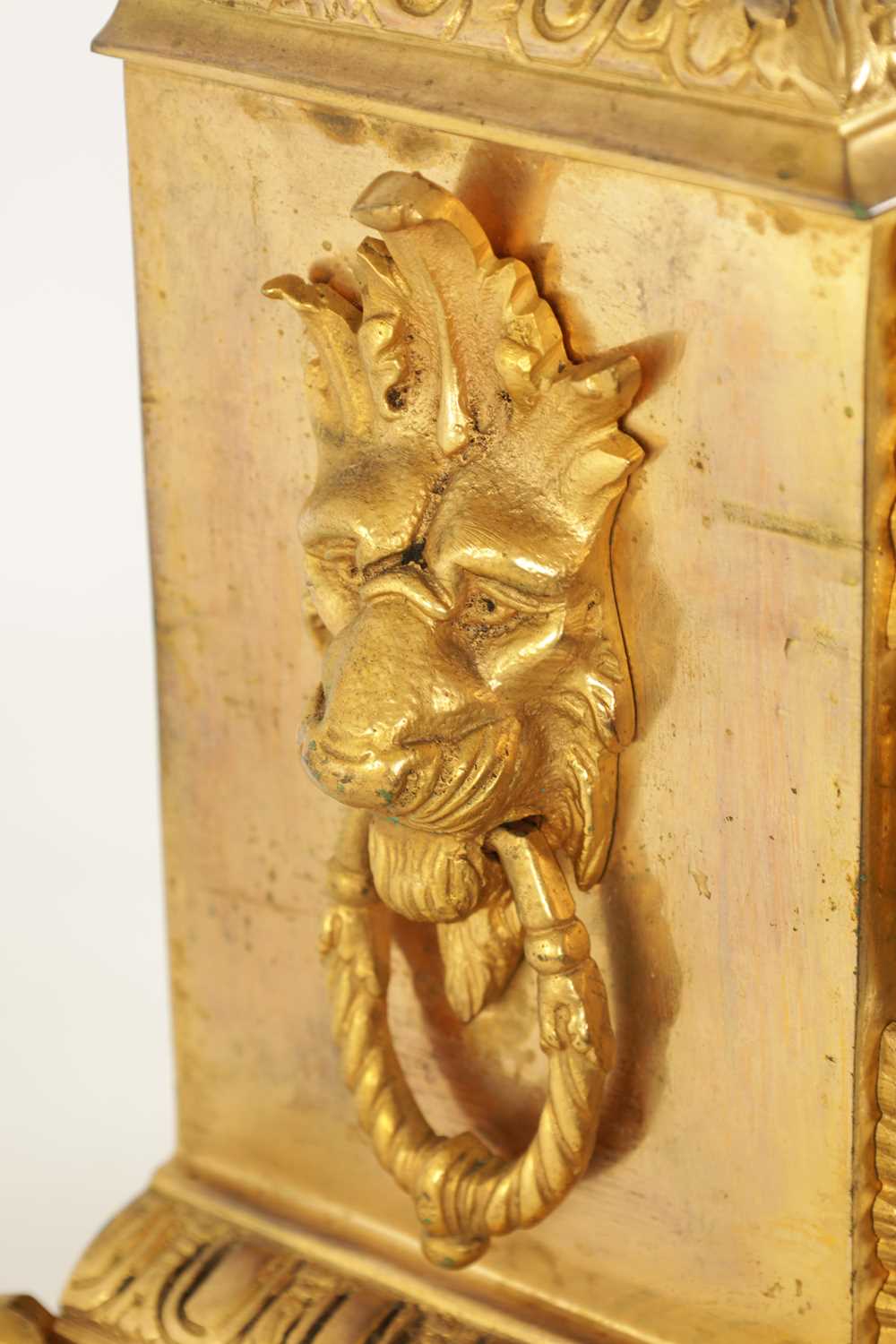 RICHOND. A LATE 19TH CENTURY FRENCH ORMOLU MANTEL CLOCK - Image 4 of 9