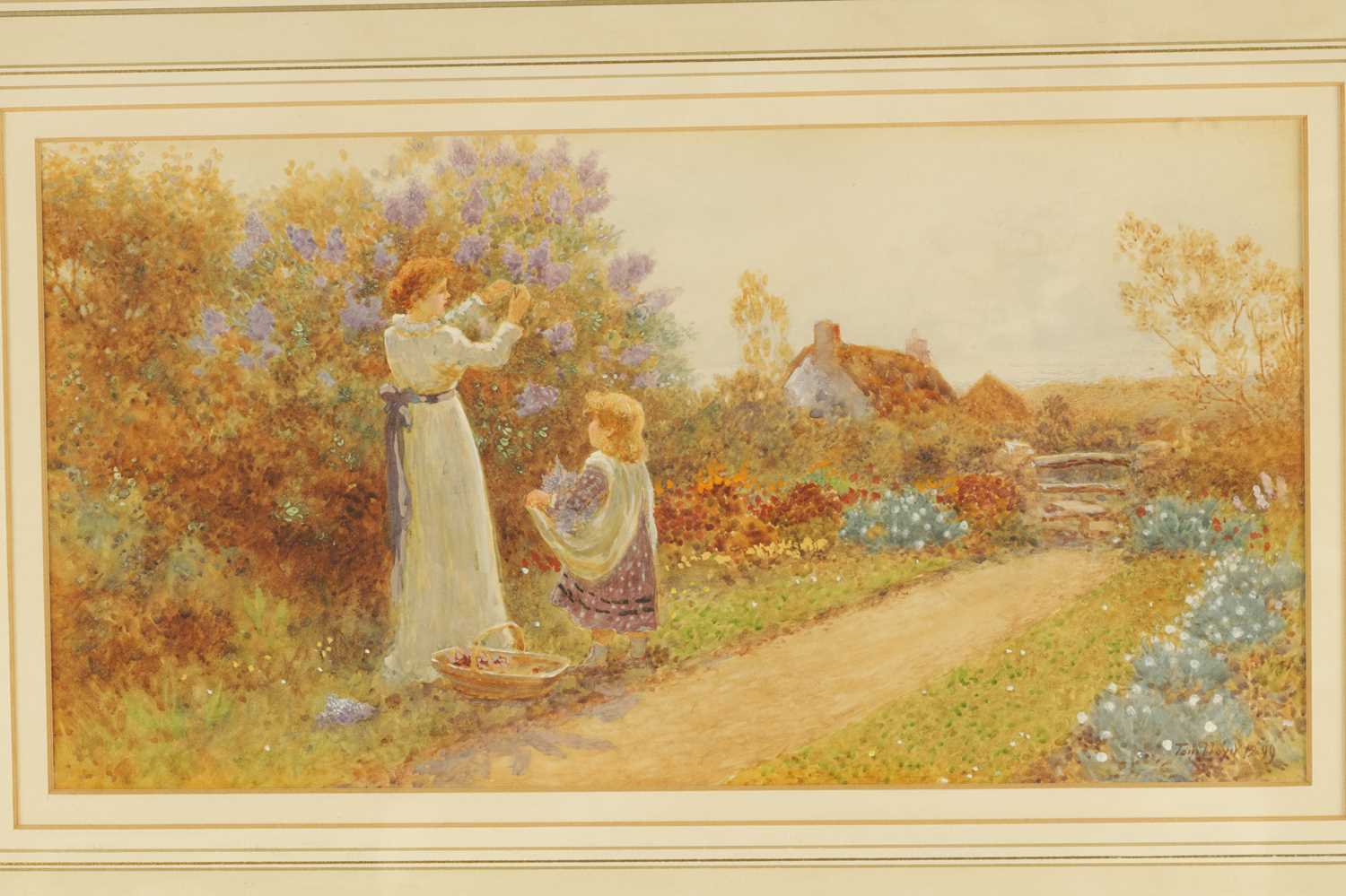 THOMAS LLOYD (1849-1910) A LATE 19TH CENTURY WATERCOLOUR - Image 2 of 6