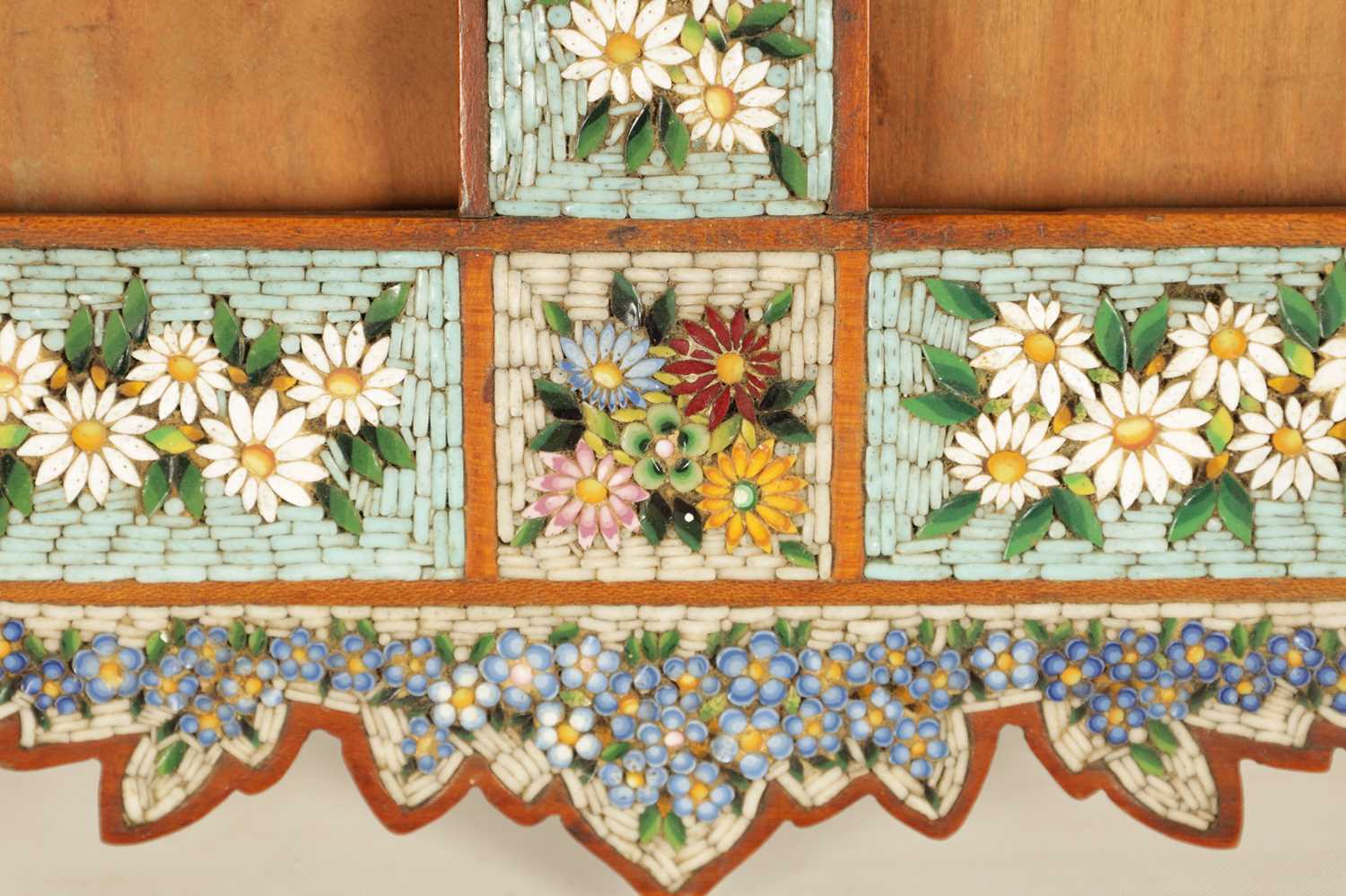 A 19TH CENTURY ITALIAN MICRO-MOSAIC DOUBLE PICTURE FRAME - Image 6 of 12