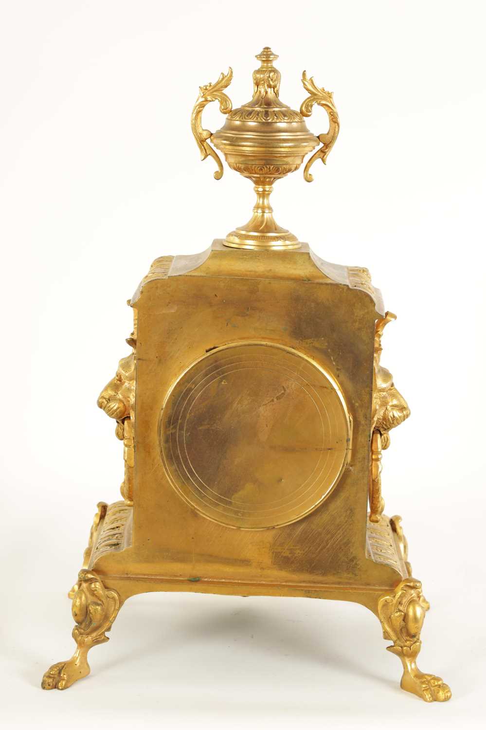 RICHOND. A LATE 19TH CENTURY FRENCH ORMOLU MANTEL CLOCK - Image 8 of 9