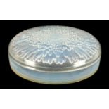 A RENE LALIQUE 'TOKIO' OPALESCENT GLASS LIDDED POWDER BOX