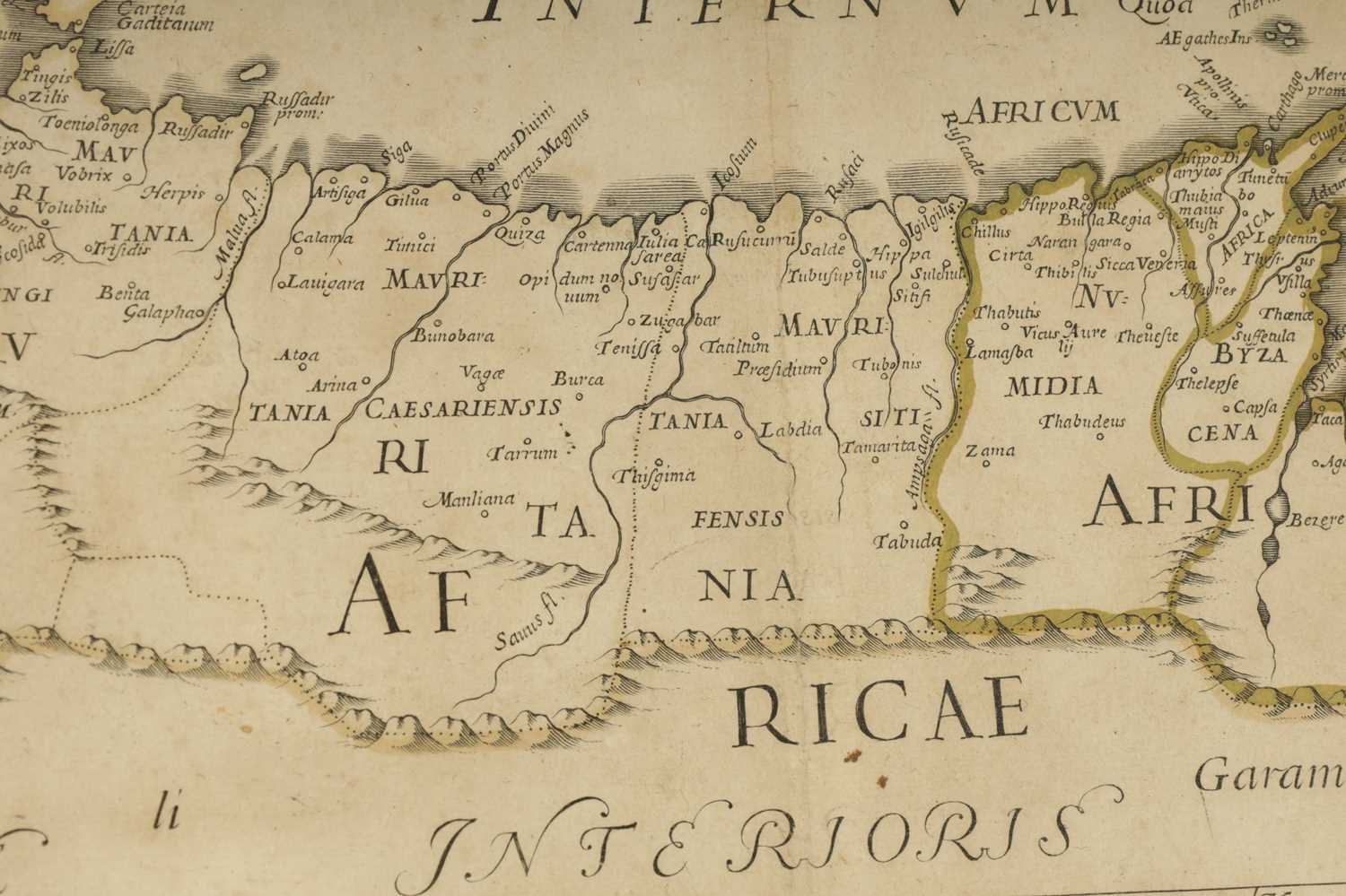 A LATE 17TH CENTURY ITALIAN MAP OF EUROPE ENTITLED ROMANI IMPERII AND DATED 1669 - Image 3 of 7