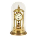AN EARLY 20TH CENTURY 'BANDSTAND' 400-DAY TORSION CLOCK